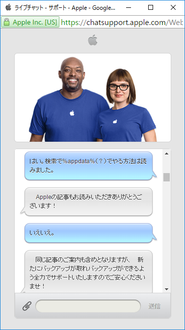 Applecareチャットサポート 床さんとのチャット全文 Iphoneのバックアップ削除など Solid Days Blog