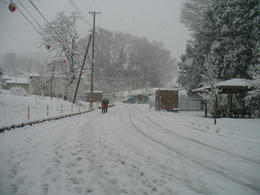 雪の前日