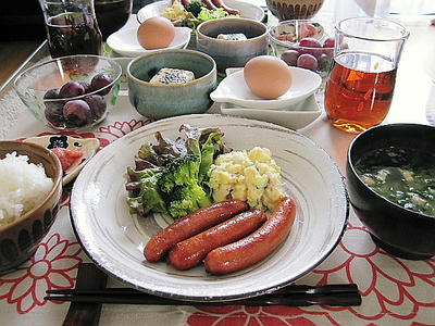 朝食