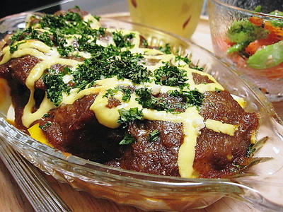 豆腐カレーグラタン