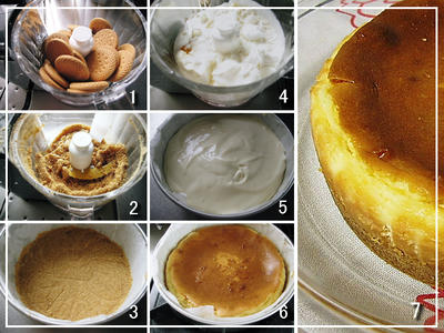 ベイクドチーズケーキ作成工程