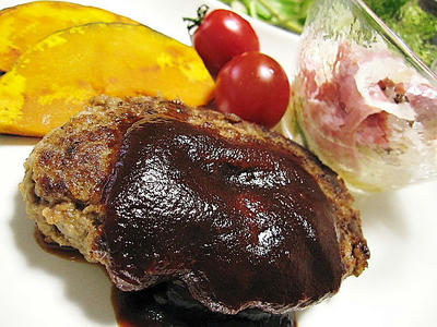 牛肉100％ハンバーグ