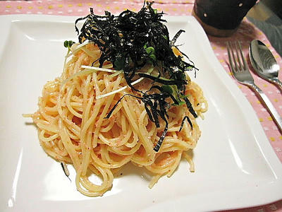 和風明太パスタ