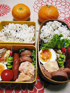 12月４日のお弁当（２人分）