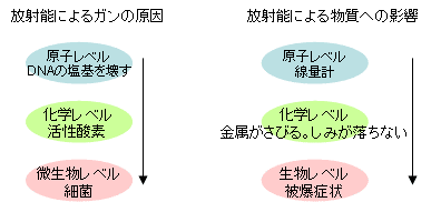 放射能の影響