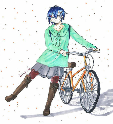 ぐにゃぐにゃテキトー自転車orz