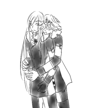 ベルスク♀落書き