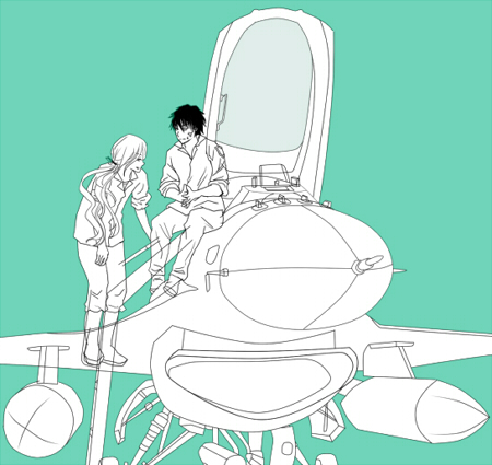 戦闘機とXS
