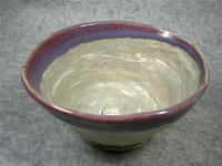 先生作茶碗に施釉