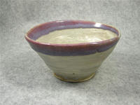 先生作茶碗に施釉