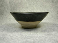 先生作茶碗に施釉