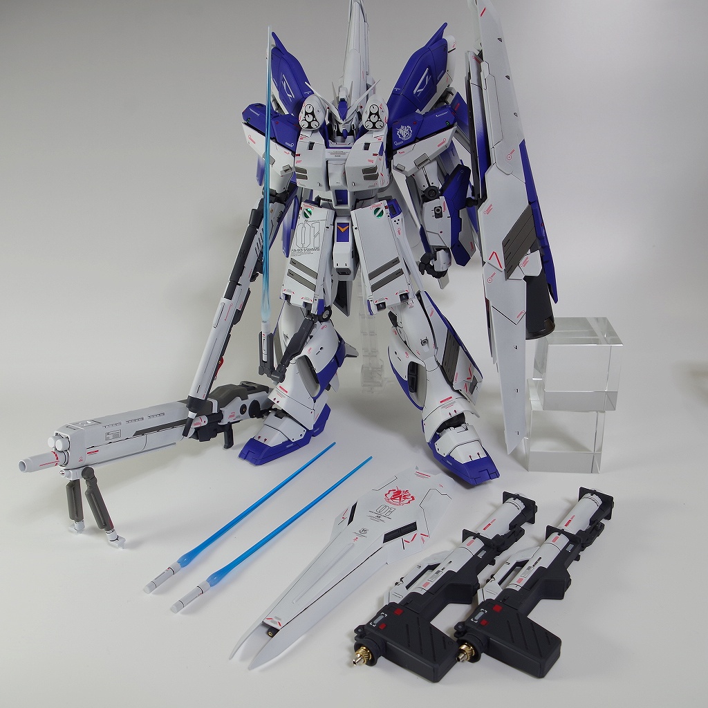 MG Hi-ν ガンダム メカニカルクリア HWS ハイニュー ヘビーウエポン ...