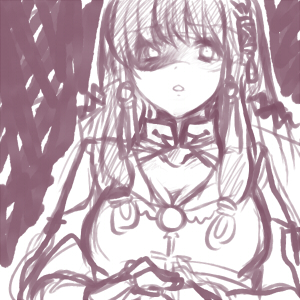 13分：誰描こうか迷ったのでｓｓがあったこの方で。ベジタリアンさん＾ｐ＾夫婦喧嘩のクエストありましたがこの人怒ったら怖そうｗ