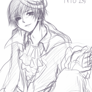 所要時間？？分(アニメ見てたから)：時間がちょっと無いので落書きのまま…失礼します！