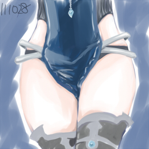 26分：お茶を濁す作戦第2弾。正直太もも以外描く気がさらさらなかったっていう