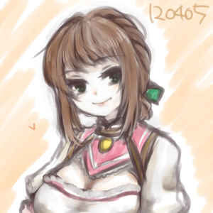 15分：前になんとなく描きたいなーと思ってた人。にしても手抜きｗｗｗｗ顔くらいしかちゃんと描いてないね…ていうか、なんか誰ｗ状態ｗ