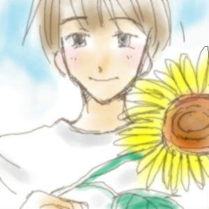 似非水彩風味。