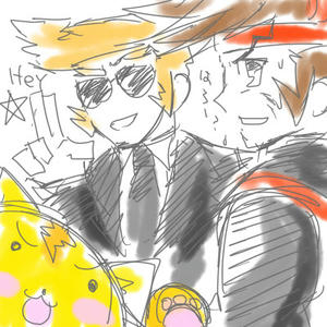 うろ覚えで描いたので、間違えまくりです。おーばーかー。