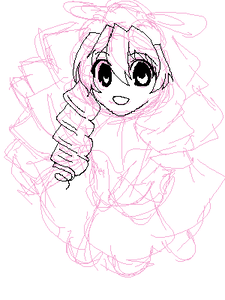 下書きから、がっしがっし。