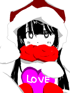 雪にうもれた感じで。