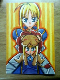 セイバーさんですよー