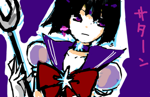 土星のセーラー服美少女戦士。