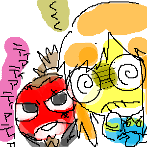 クルルジェイドとギロロヴァン。