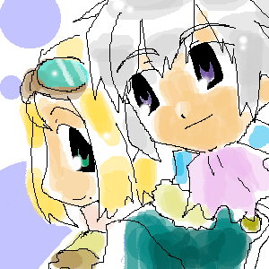 ノエルさんとギンジさんと。