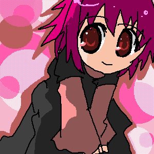 ピンクなおにゃのこ。