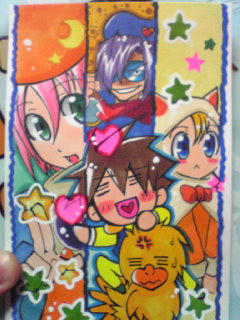 蛍光ピンクが強すぎた。