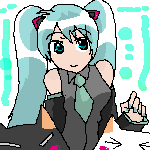 ミクさんと一緒。