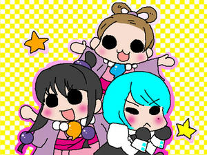 某３姉妹ブログ風。