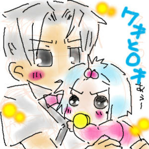 赤ちゃんと私。