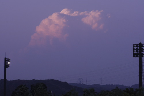 夕暮れの雲