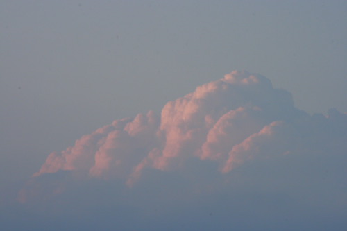今日の夕方の雲