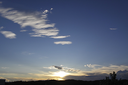 今日の夕空 今日の空