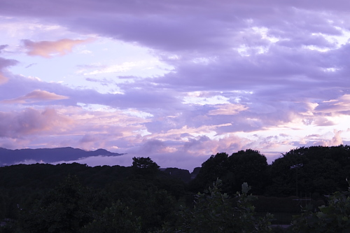 今日の夕空 今日の空