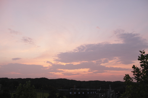 今日の夕焼け 空
