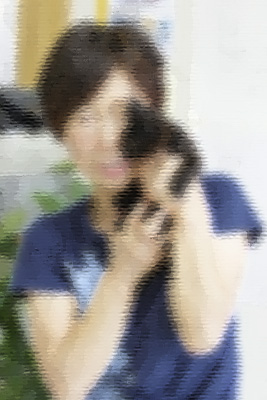 幸せにね 新しいおかーさんと黒ちびちゃん