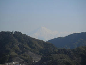 春の富士山