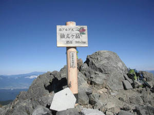 仙丈ケ岳山頂