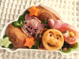 アンパンマンいなり弁当☆