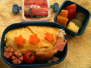 オムチャーハン弁当☆