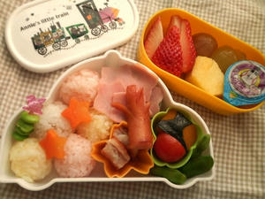 お花見団子風弁当☆