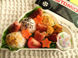 三色おにぎり弁当☆