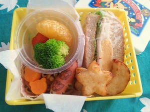 ハンバーガー弁当☆