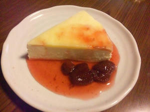 レアチーズケーキ☆
