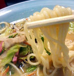 プリプリの麺。さすが自家製！
