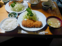 ヒレかつ定食さん^-^