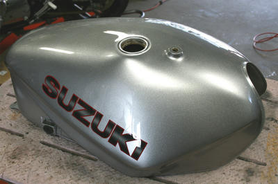 GSX1100Sカタナ・タンクキャップ加工処理|sda report GSX1100Sカタナ・タンクキャップ加工処理|sda report